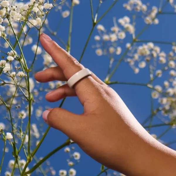 Смарт-кільце Oura Ring 4 Ceramic Cloud Size 11