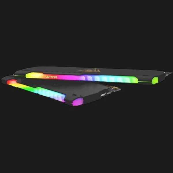 Оперативна памʼять Patriot Viper Steel RGB Black DDR4 64GB 2x32GB 3600MHz (PVSR464G360C0K)