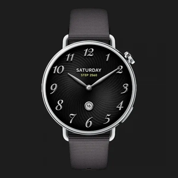 Xiaomi Watch S4 41mm Black Fluororubber Strap (BHR07VRGL)
