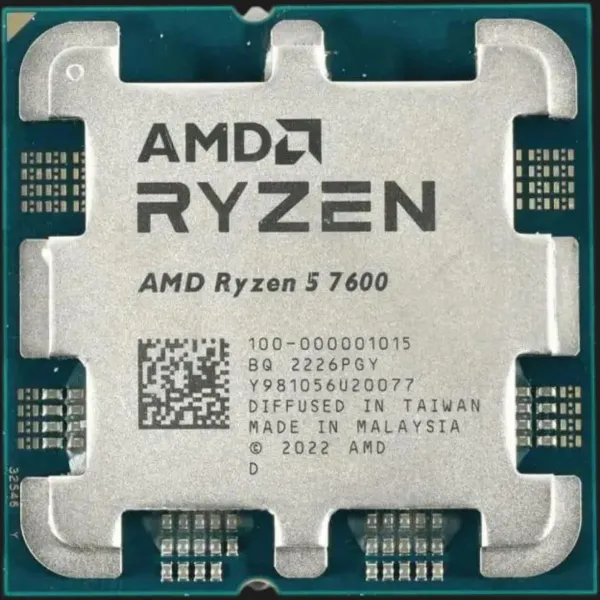 Процесор AMD Ryzen 5 7600 sAM5 MPK (100-100001015MPK)