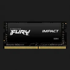 Оперативна памʼять Kingston Fury Impact SO-DIMM DDR4 16GB 1x16GB 3200MHz (KF432S20IB/16)