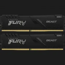 Оперативна памʼять Kingston Fury Beast DDR4 32GB 2x16GB 3200MHz (KF432C16BBK2/32)