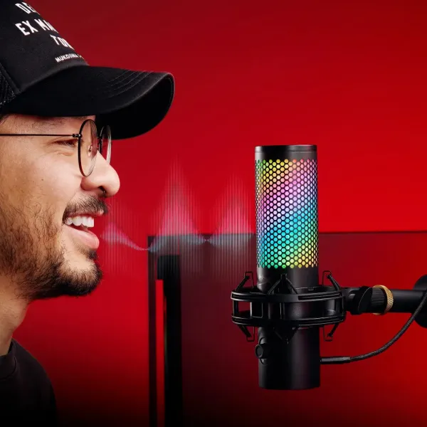Мікрофон HyperX QuadCast 2 S (Black) RGB (UA)