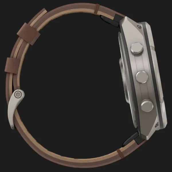 Garmin Fenix 9 Pro 51mm LTE AMOLED Sapphire Titanium with Walnut Leather Band