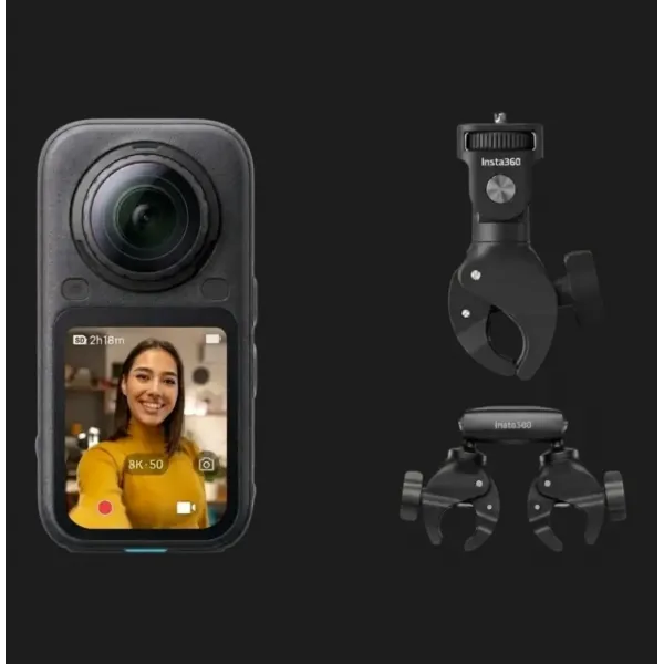 Екшн-камера Insta360 X6 Motorcycle Bundle (Midnight Black)