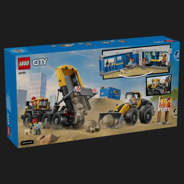Конструктор LEGO City Самоскид і ковшовий навантаж (60494)