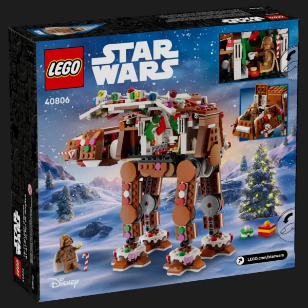 Конструктор LEGO Star Wars Пряниковий крокохід AT-AT (40806)