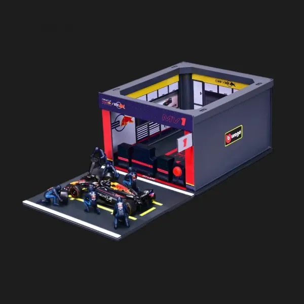 Ігровий набір Bburago Pit Pass Oracle Red Bull Racing RB20 (1:43) (18-38453 (#1))