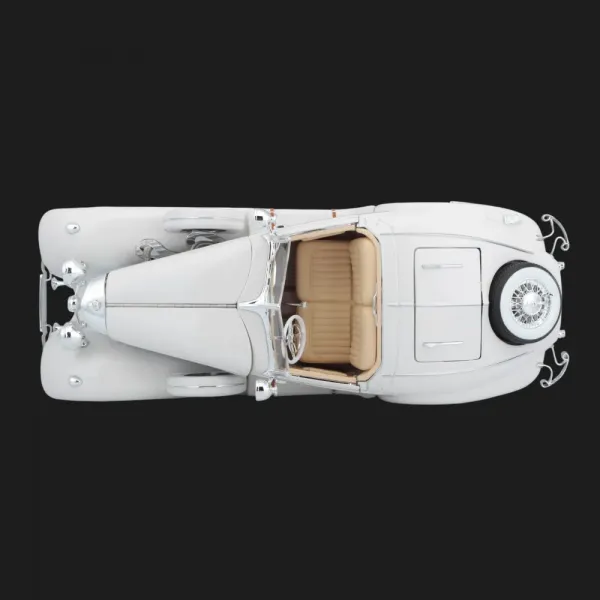 Автомодель Maisto 1936 Mercedes-Benz 500K Specialroadster, 1:18 (36055 white)