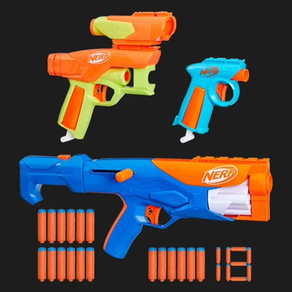 Набір з 3-х бластерів Nerf N Series Gear Up Pack (F8633)