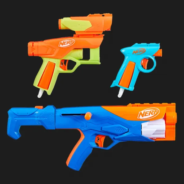 Набір з 3-х бластерів Nerf N Series Gear Up Pack (F8633)