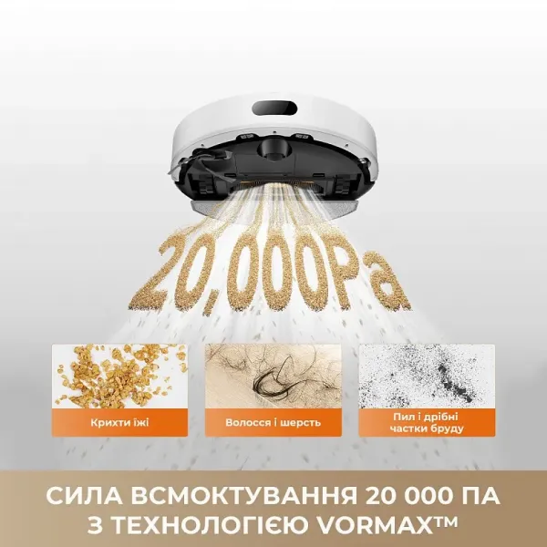 Робот-пилосос Dreame Bot F20 Plus (Black)