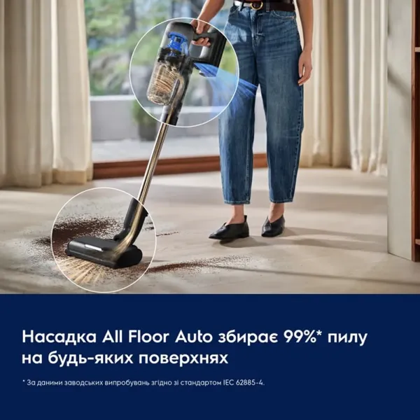 Акумуляторний пилосос Electrolux (EP72AB21UG) (Gray)