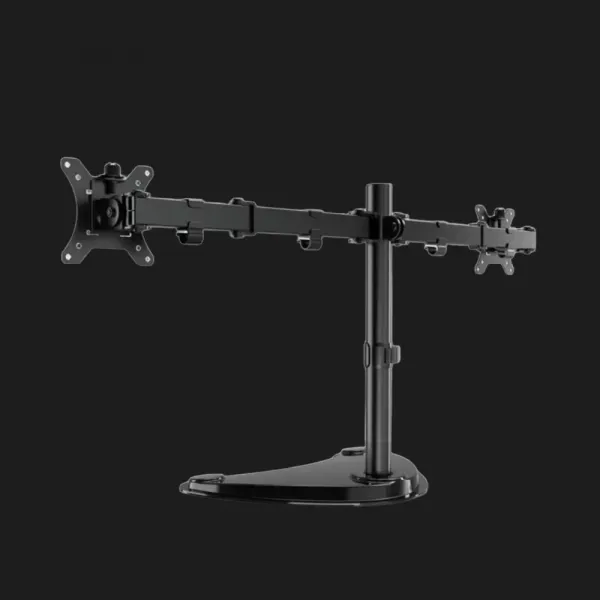 Ніжка-кронштейн для 2 моніторів 17-32" (до 8 кг) (MS-D2ST-02) (Black)