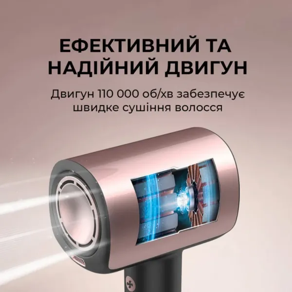 Фен Cecotec DryGlam Nano Plasma (Champagne) (A01_EU01_101438)