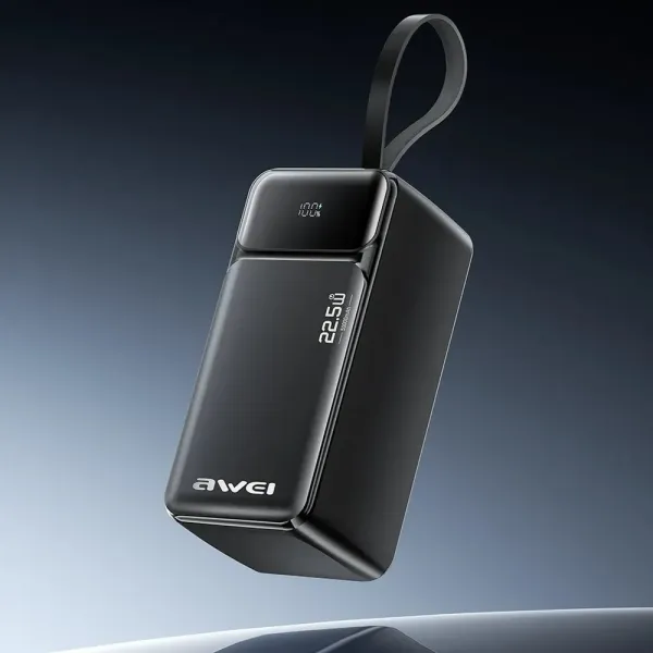 Зарядний пристрій Power Bank AWEI PA-106 50000mAh 22,5W PD 3xUSB-C
