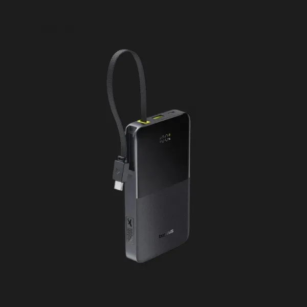 Зарядний пристрій Power Bank Baseus Bipow 2 Pro 10000mAh 22,5W with USB-C Cable (Cosmic Black)