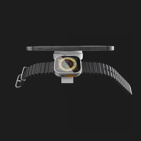 Безпровідна зарядка Zens 2-in-1 MagSafe + Watch Travel Charger (White) (ZEDC24W/00)