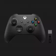 Геймпад Microsoft Xbox Series X/S Wireless Controller Carbon Black + Wireless Adapter