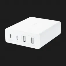 Зарядний пристрій Belkin 4-Port GaN 108W 2x USB-C, 2x USB-A (White)