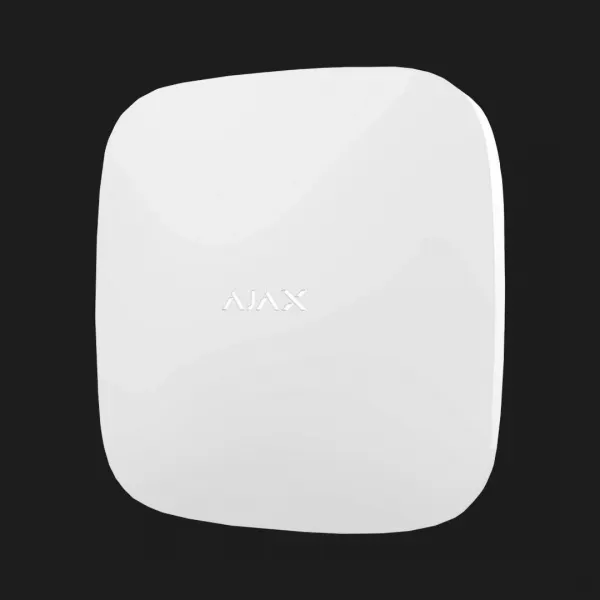 Інтелектуальна централь Ajax Hub, Jeweller, бездротова (White)