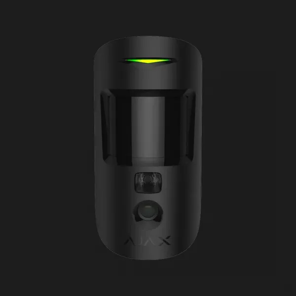Датчик руху з камерою Ajax MotionCam, PhOD, бездротовий, Jeweller, (Black)