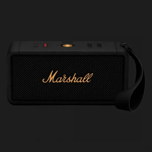 Акустика Marshall Portable Speaker Middleton (Black and Brass)