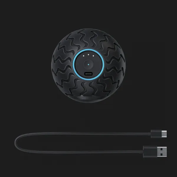 Вібруючий масажний м'яч Theragun Wave Solo (Black)