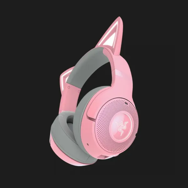 Ігрова гарнітура RAZER Kraken Kitty V2 BT (Quartz) (RZ04-04860100-R3M1) (UA)