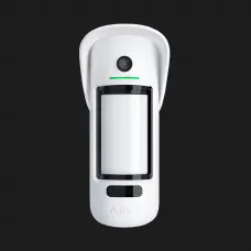 Датчик руху вуличний з фотофіксацією Ajax MotionCam Outdoor, Jeweler, бездротовий (White)