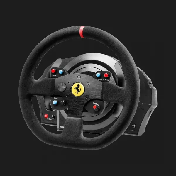 Комплект (кермо, педалі) Thrustmaster T300 RS Ferrari Integral RW Alcantara edition PS5/PC/PS4 (Black) (EU)