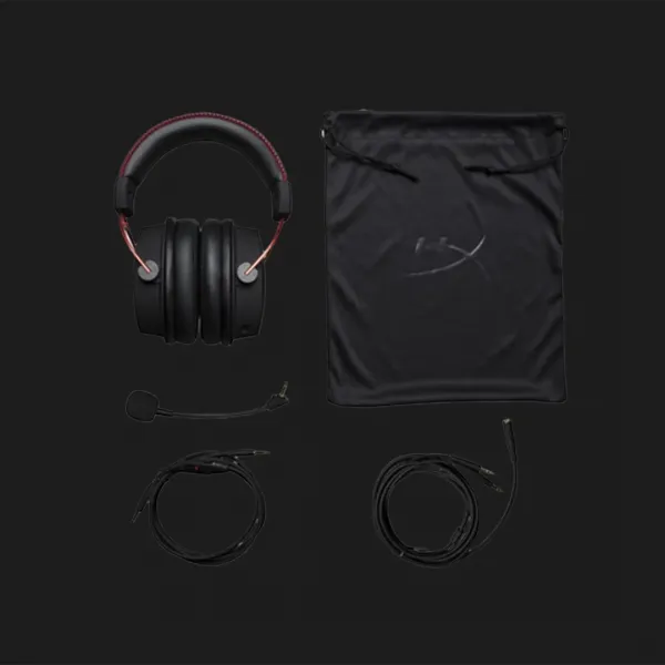 Ігрова гарнітура HyperX Cloud Alpha mini-jack/dual 3.5мм, 1.2м/2м (Black/Red) (UA)