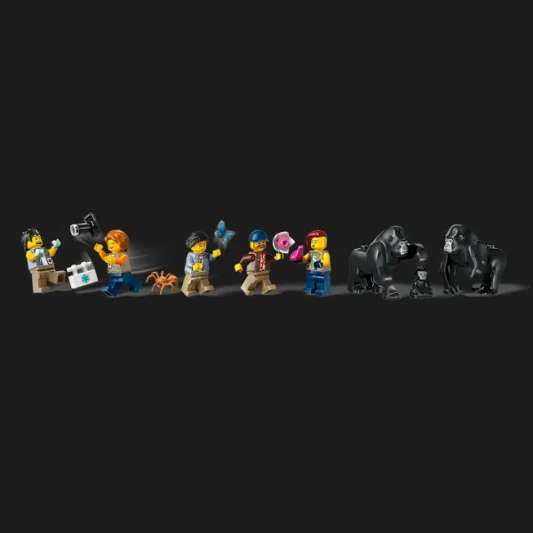 Конструктор LEGO City Вертоліт у базовому таборі для дослідження джунглів (60437)