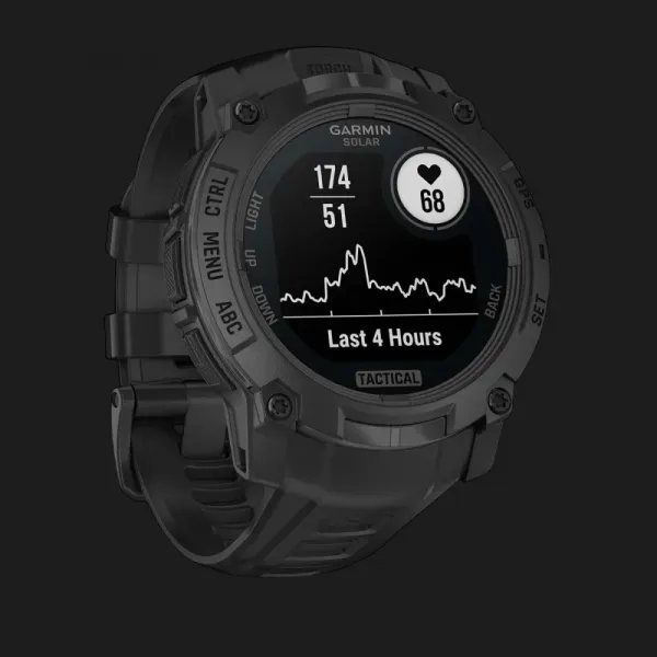 Garmin Instinct 3 50mm Solar Tactical Edition Black with Black Band