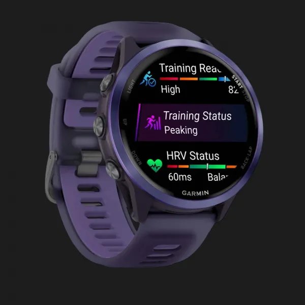 Garmin Forerunner 570 47mm Indigo Aluminum with Translucent Imperial Purple/Indigo Band