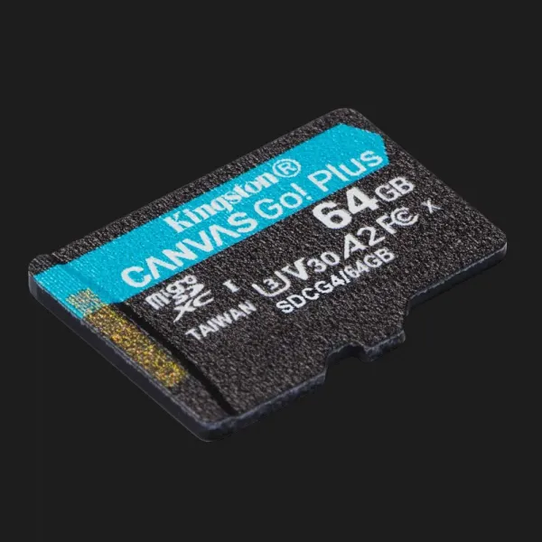 Карта пам'яті Kingston Canvas Go Plus 64GB (SDCG4/64GBSP)