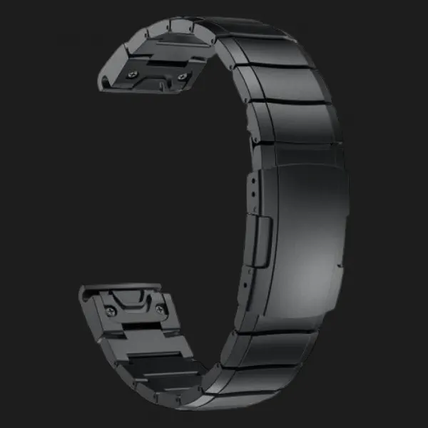 Ремінець Metal Strap для Garmin 20 mm (Black)