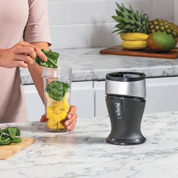 Блендер стаціонарний Ninja Personal Slim Blender & Smoothie Maker (Black/Silver)