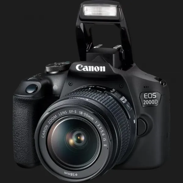 Цифровий фотоапарат Canon EOS 2000D Kit EF-S 18-55mm IS II (2728C008) (Standard)