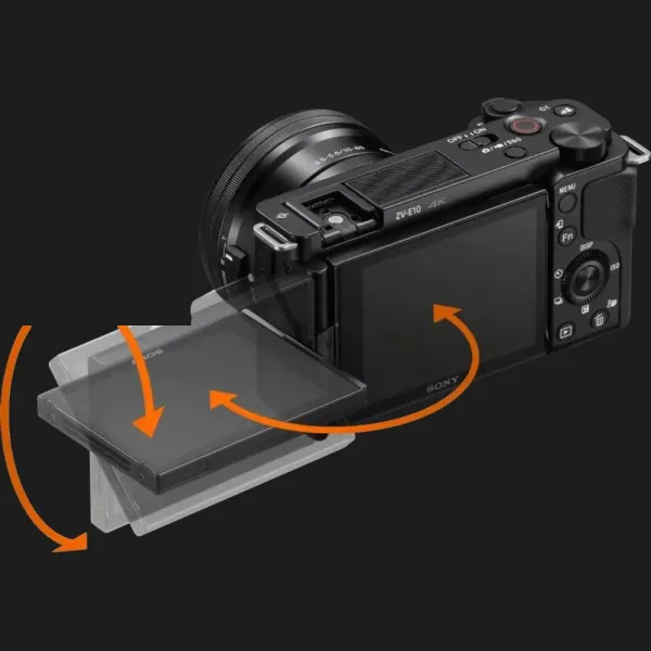 Цифровий фотоапарат Sony ZV-E10 Body (Black) (ILCZVE10B.CEC) (Standard)