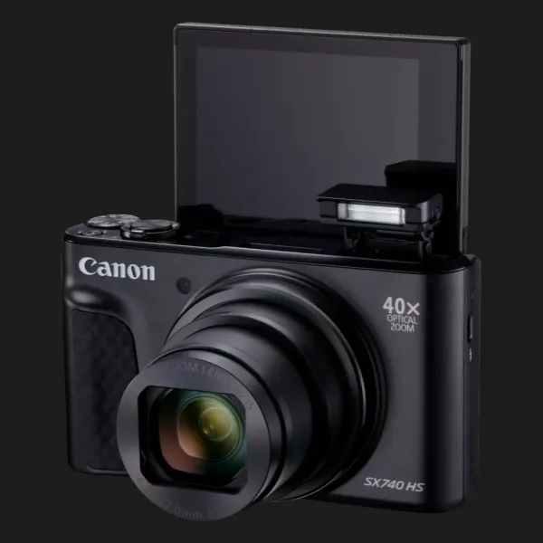 Компактний цифровий фотоапарат Canon PowerShot SX740 HS (Black) (2955C012) (Standard)