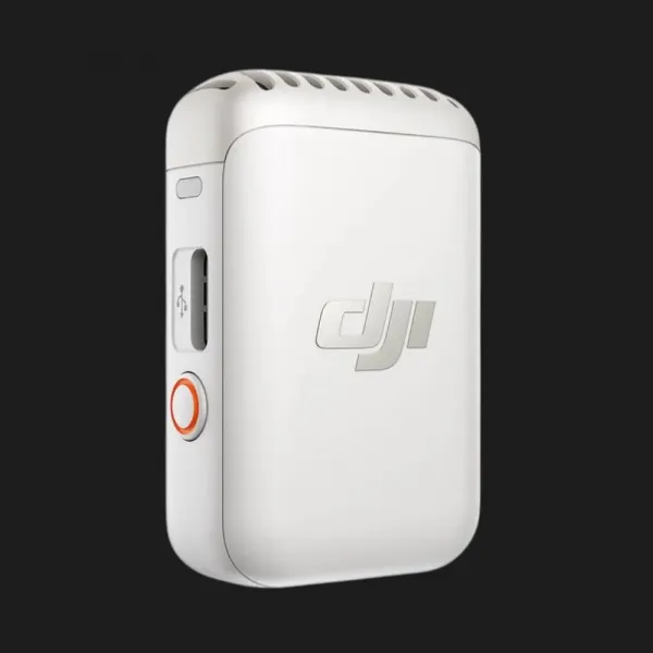 Передавач радіосистеми DJI Mic 2 Transmitter (Pearl White) (CP.RN.00000329.01)