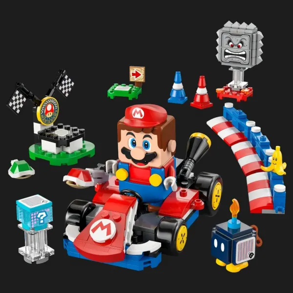 Конструктор LEGO Super Mario Mario Kart — Інтерактивний Маріо та карт (72043)