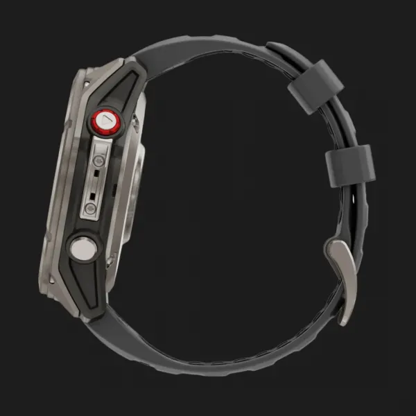 Garmin Fenix 8 Pro 47mm AMOLED Sapphire Titanium with Graphite/Black Silicone Band