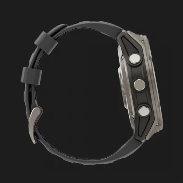 Garmin Fenix 8 Pro 47mm AMOLED Sapphire Titanium with Graphite/Black Silicone Band