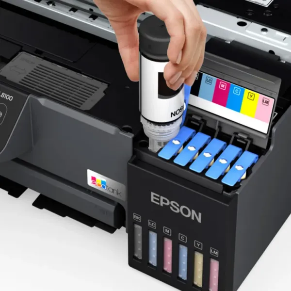 БФП cтруменевий Epson EcoTank L8100 (Black) (C11CK94401)