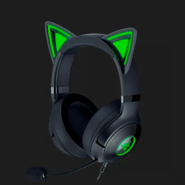 Ігрова гарнітура RAZER Kraken Kitty V2 (Black) (RZ04-04730100-R3M1) (EU)