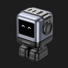 Блок живлення UGREEN CD361 65W Nexode Robot GaN Tech USB + 2 x USB Type-C (Gray)