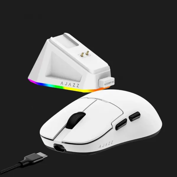 Ігрова миша Ajazz AJ159P MC (White) (UA)