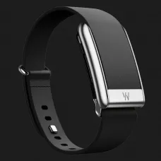 Ремінець Whoop LeatherLuxe Band для Whoop 5.0 (Black with Titanium) (Size S)